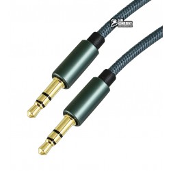 Кабель AUX (Мини-джек - Мини-джек) Borofone BL3, 3,5 мм , 1 м, серый