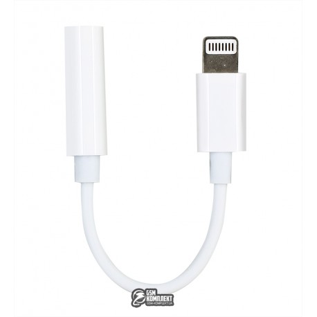 Перехідник AUX GL032 7G Lightning To 3.5 Jack, Copy, сірий