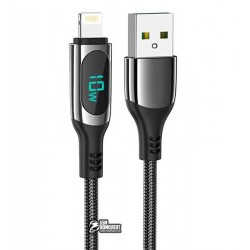 Кабель Lightning – USB, Hoco S51 Extreme, 2.4A 1.2m, чорний