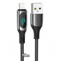 Кабель Lightning - USB, Hoco S51 Extreme, 2.4A 1.2m, черный