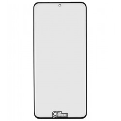 Скло корпуса для Samsung G985 Galaxy S20 Plus, з ОСА-плівкою, чорний