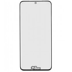 Скло дисплея Samsung G980 Galaxy S20 5G, з OCA-плівкою, чорне