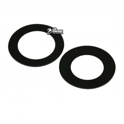 Стекло камеры для Apple iPhone 13 черный, без рамки, комплект 2 шт.