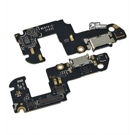 Шлейф для Huawei Honor 9, конектора зарядки, з мікрофоном, копія, (плата зарядки), STF-L09, STF-L19