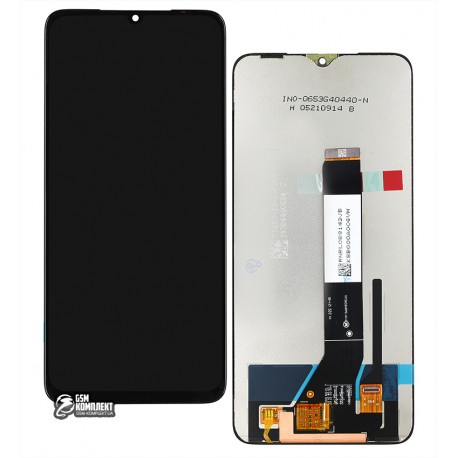 Дисплей для Xiaomi Poco M3, Redmi 9T, чорний, з сенсорним екраном, оригінал (PRC)