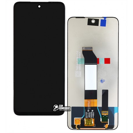 Дисплей для Xiaomi Redmi Note 10 5G, чорний, без рамки, оригінал (PRC)
