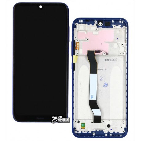 Дисплей для Xiaomi Redmi Note 8T, синий, логотип Redmi, с рамкой, High Copy, M1908C3XG