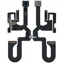 Шлейф для iPhone 7 Plus, c датчиком наближення, з конектором, з камерою, AAA Шлейф для iPhone 7 Plus, c датчиком наближення, з конектором, з камерою, AAA