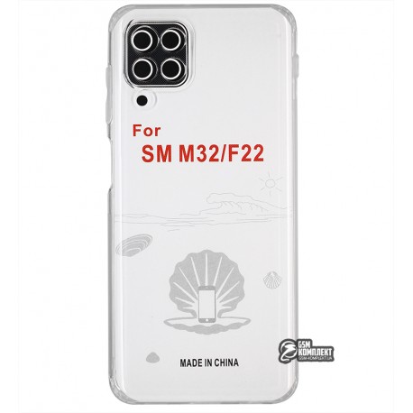 Чехол для Samsung A225 Galaxy A22, M225 Galaxy M22, KST, силикон, прозрачный