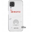 Чехол для Samsung A225 Galaxy A22, M225 Galaxy M22, KST, силикон, прозрачный
