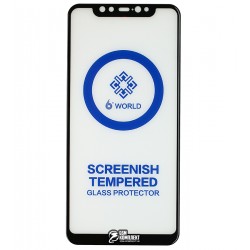 Защитное стекло для Xiaomi Mi8, для Xiaomi Mi8 Pro, 5D, World, Full Glue, черное