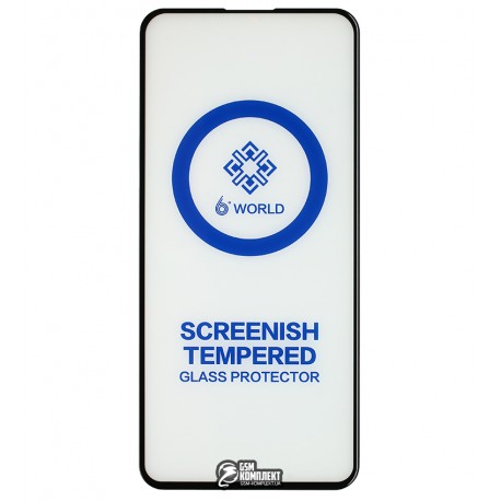 Защитное стекло для Xiaomi Mi 11 Lite, Poco M3 Pro, 5D, World, Full Glue, черное