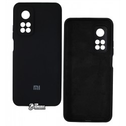 Чехол для Xiaomi Mi 10T, Mi 10T Pro. Full Case HQ with frame, софттач силикон, черный