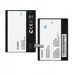 Акумулятор TLi020F1 для Alcatel One Touch 4045D POP 2, One Touch 6036 Idol 2 Mini S, Li-ion, 3,8 В, 2000 мАг, без логотипу
