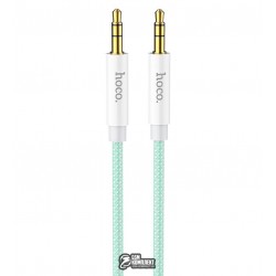 Кабель AUX (Міні-джек - Міні-джек) Hoco UPA19 з мікрофоном, 1 метр, зелений Кабель AUX (Міні-джек - Міні-джек) Hoco UPA19 з мікрофоном, 1 метр, зелений