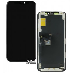 Дисплей для Apple iPhone 11 Pro, черный, с рамкой, High Copy, (OLED), GW OEM hard