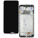 Дисплей для Samsung M225 Galaxy M22, чорний, з рамкою, оригінал (PRC), original glass