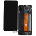 Дисплей для Samsung A125F Galaxy A12, черный, с рамкой, оригинал (PRC), A125F V04 1540410367