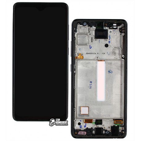 Дисплей для Samsung A525 Galaxy A52, A526 Galaxy A52 5G, чорний, з рамкою, High Copy, (OLED)