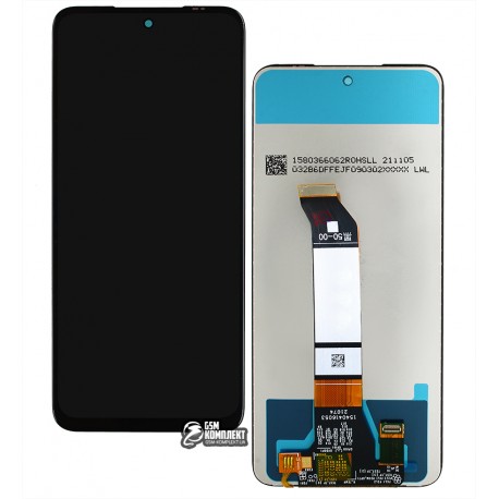 Дисплей для Xiaomi Poco M3 Pro, Poco M3 Pro 5G, чорний, без рамки, High Copy