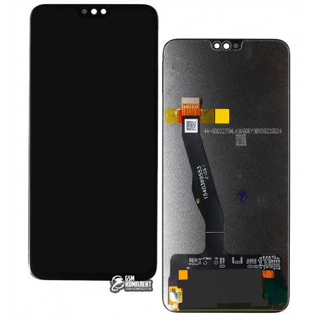 Дисплей для Huawei Honor 8X, чорний, з тачскріном, оригінал (переклеїти скло)
