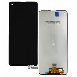 Дисплей для Samsung A217 Galaxy A21s, черный, без рамки, оригинал (переклееное стекло) Дисплей для Samsung A217 Galaxy A21s, черный, без рамки, оригинал (переклееное стекло)