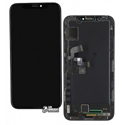 Дисплей iPhone X, черный, с сенсорным экраном (дисплейный модуль), Оригинал (переклеено стекло) Дисплей iPhone X, черный, с сенсорным экраном (дисплейный модуль), Оригинал (переклеено стекло)
