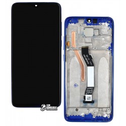 Дисплей для Xiaomi Redmi Note 8 Pro, синий, с сенсорным экраном, с рамкой, dual SIM, High quality, M1906G7I, M1906G7G Дисплей для Xiaomi Redmi Note 8 Pro, синий, с сенсорным экраном, с рамкой, dual SIM, High quality, M1906G7I, M1906G7G