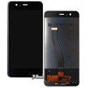 Дисплей для Huawei P10, чорний, з тачскріном, grade B, High quality, VTR-L29 / VTR-L09