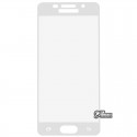 Закаленное защитное стекло для Samsung A310 Galaxy A3 (2016), 0,26 мм 9H, белое