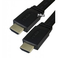Кабель HDMI 1.8 м Cablexpert (CC-HDMI4F-6) HDMI V.1.4 вилка/вилка, з позолоченими конектор, плоский