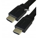 Кабель HDMI 1.8 м Cablexpert (CC-HDMI4F-6) HDMI V.1.4 вилка/вилка, з позолоченим конектором, плаский
