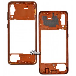 Середня частина корпуса для Samsung A705 Galaxy A70, A705F / DS Galaxy A70, помаранчевий, Coral