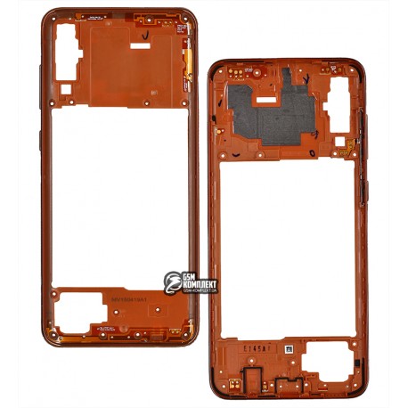 Средняя часть корпуса для Samsung A705 Galaxy A70, A705F/DS Galaxy A70, оранжевый, Coral