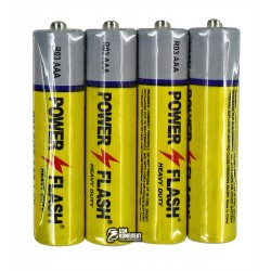 Батарейка PowerFlash R03 (AAA), в запайці 4шт. Батарейка PowerFlash R03 (AAA), в запайці 4шт.