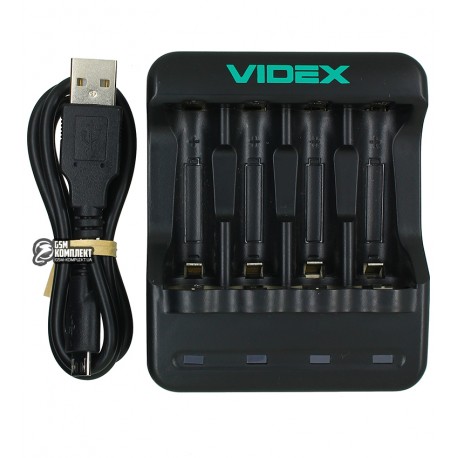 Зарядное Videx VCH-N400 4-х канальная. AA+AAA
