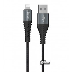 Кабель Lightning - USB, Hoco X38 Cool Charging Data, 1 метр, черный