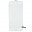 Захисне скло для iPhone 7 Plus, iPhone 8 Plus, 0.3 мм, 4D Люкс, белое