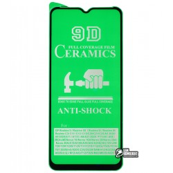 Захисне оргскло для Oppo A31, A5 (2020), A9 (2020) 2.5D, Ceramica, чорне