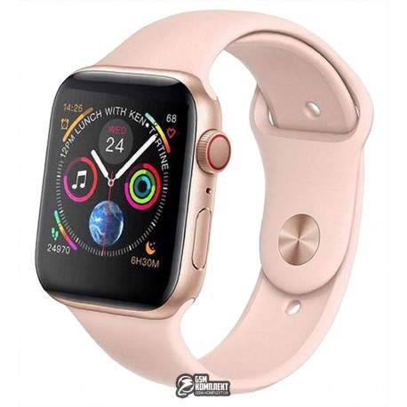 Фітнес браслет Smart Watch W26, голосовий виклик, рожевий