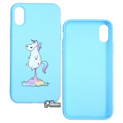 Чехол для iPhone X / Xs, Toto Print case, #30 unicorn puk