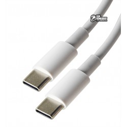 Кабель Type-C - Type-C, Borofone BX44, 2 метра, 5А, 100Вт, charging data, белый