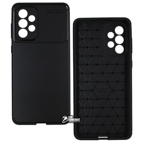 Чохол для Samsung A736 Galaxy A73, Ultimate Experience Carbon, силікон, чорний Чохол для Samsung A736 Galaxy A73, Ultimate Experience Carbon, силікон, чорний