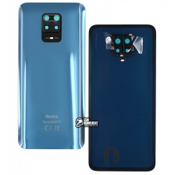 Задняя панель корпуса для Xiaomi Redmi Note 9 Pro, серый, со стеклом камеры