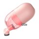 Настільний капсульний пилосос Baseus C2 Desktop Capsule Vacuum Cleaner (Dry Battery), рожевий