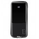 Power Bank USAMS Dual USB Digital Display Power 10000mAh US-CD163 PB58 |2USB/1Type-C|, 2A| (black)