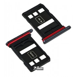 Тримач SIM карти для Huawei P40, чорний Тримач SIM карти для Huawei P40, чорний