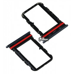 Тримач SIM-карти для Xiaomi Mi Note 10 Lite, чорний, M2002F4LG