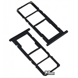 Держатель SIM-карты для Samsung A037 Galaxy A03s, черный