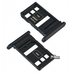 Тримач SIM-карти для Huawei Honor 50, чорний Тримач SIM-карти для Huawei Honor 50, чорний